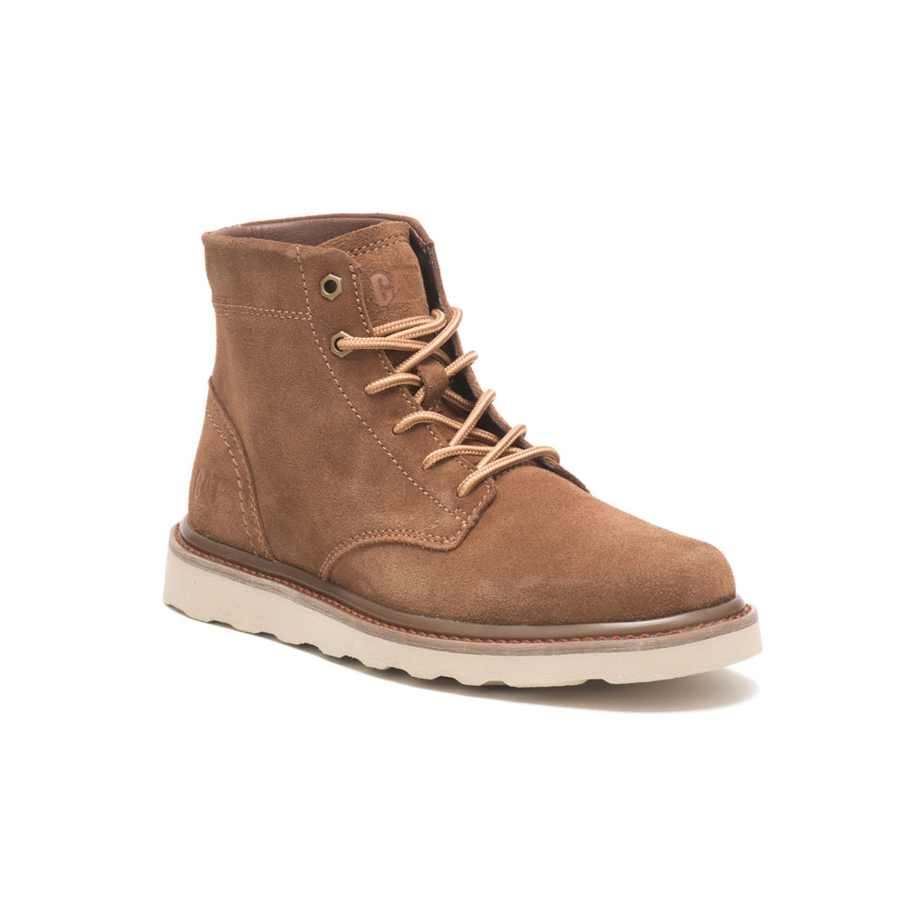 Caterpillar Boots Pakistan Sale - Caterpillar Narrate Mens Ankle Boots Brown (857190-RSC)